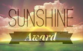 Look! I won an award! I am a Sunshine Blogger!